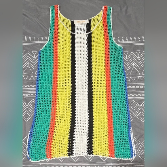 Diane Von Furstenberg Vintage Crochet Knit Coverup Size XS - Picture 1 of 5